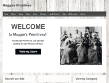 Tablet Screenshot of maggiesprimitives.com